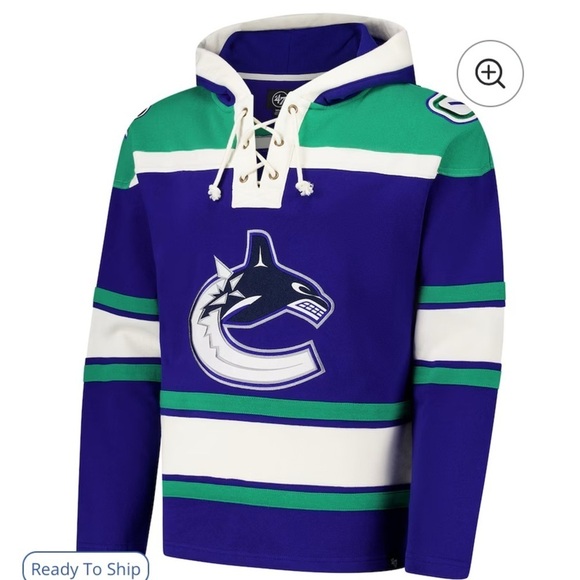 47 Brand Other - 🆕 Canucks Mens Pullover Hoody Licensed
